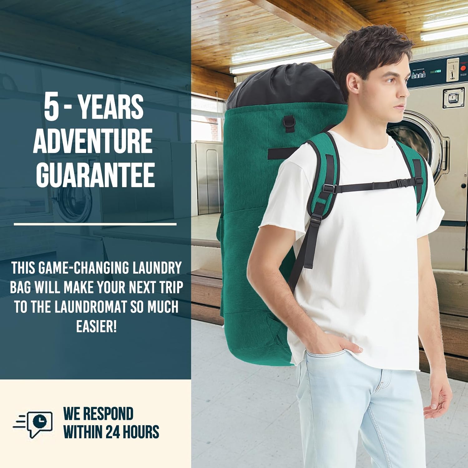 Laundry Backpack with Shoulder Straps，Laundry Bag Extra Large 115L，Laundry Backpack Heavy Duty with