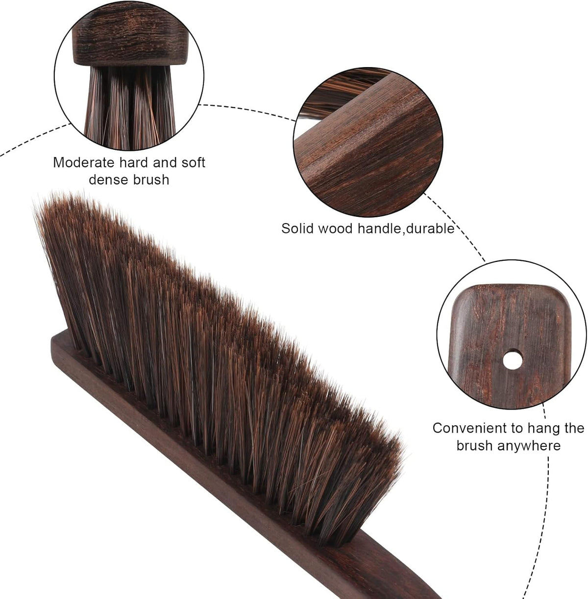 Dust Pan and Brush Set-Handheld Angled DustPan and Hand Broom Set, Large dust pan with handle,Heavy