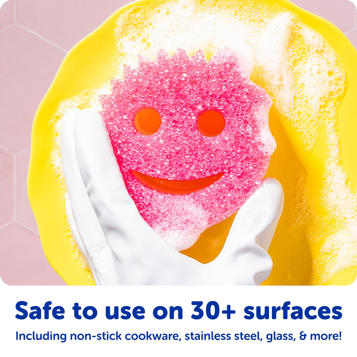 Scrub Mommy Kitchen Sponges - Dual-Sided Dish Sponges for Scrubbing - Non-Scratch Cleaning Sponges