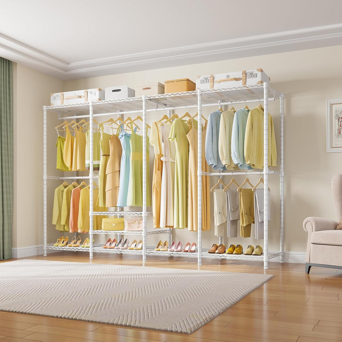 VIPEK V40 Plus Extra Large Clothes Rack Heavy Duty Clothing Rack for Hanging Clothes