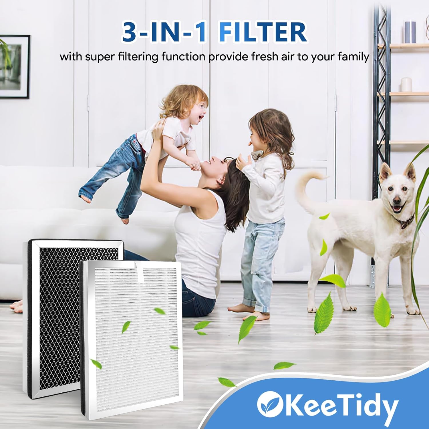 25 Replacement Filters Compatible with MA Series 25 Air Purifier B1/S1/W1, 3 in 1 H13 True HEPA