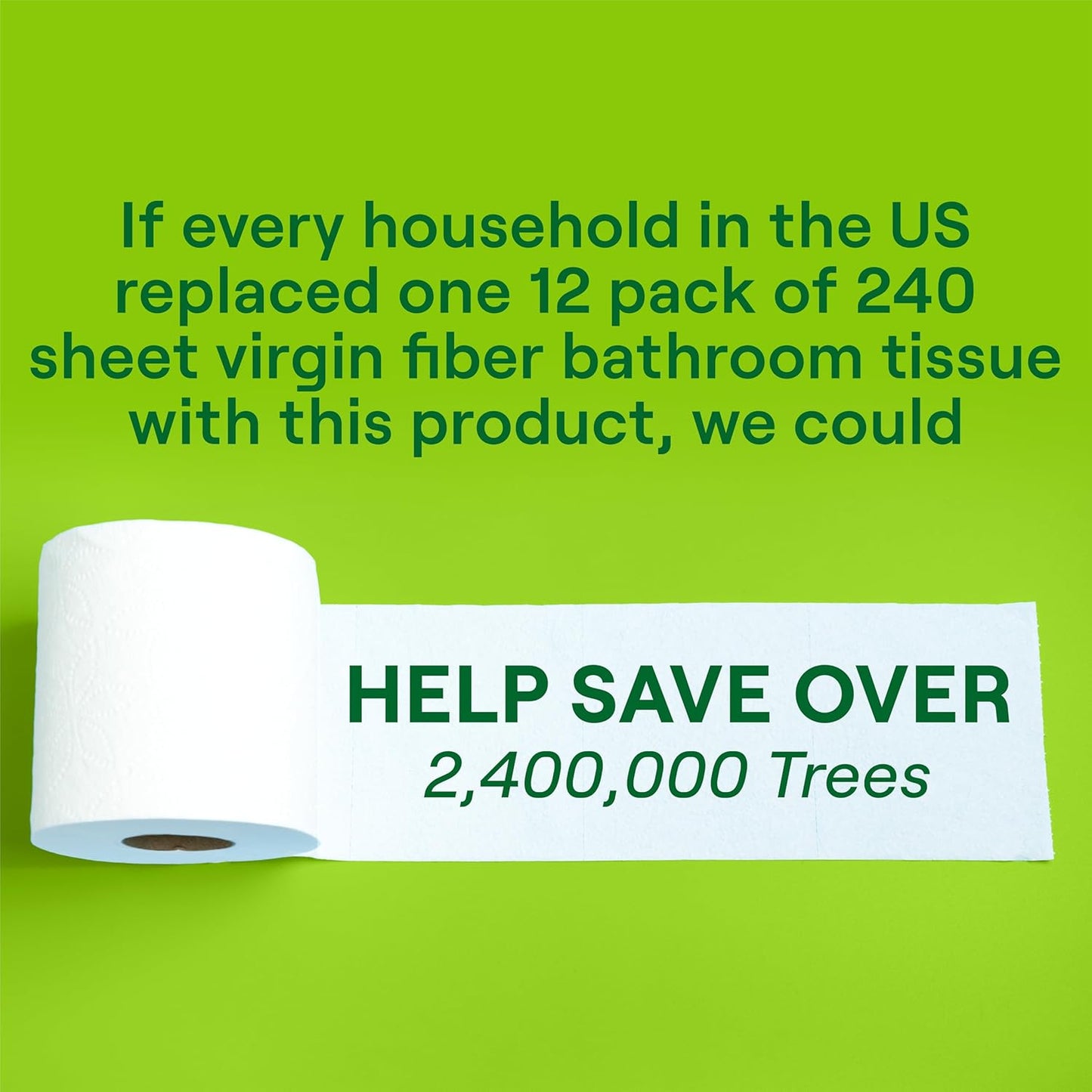 Seventh Generation Toilet Paper Recycled Bath Tissue 4-Pack 100% Recycled Paper 2-ply without