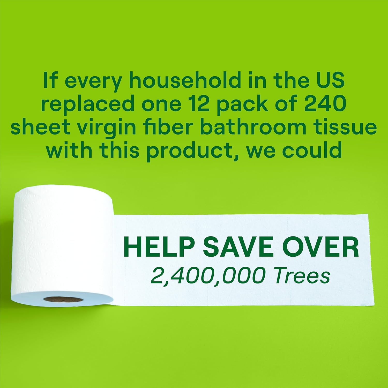 Seventh Generation Toilet Paper Recycled Bath Tissue 4-Pack 100% Recycled Paper 2-ply without