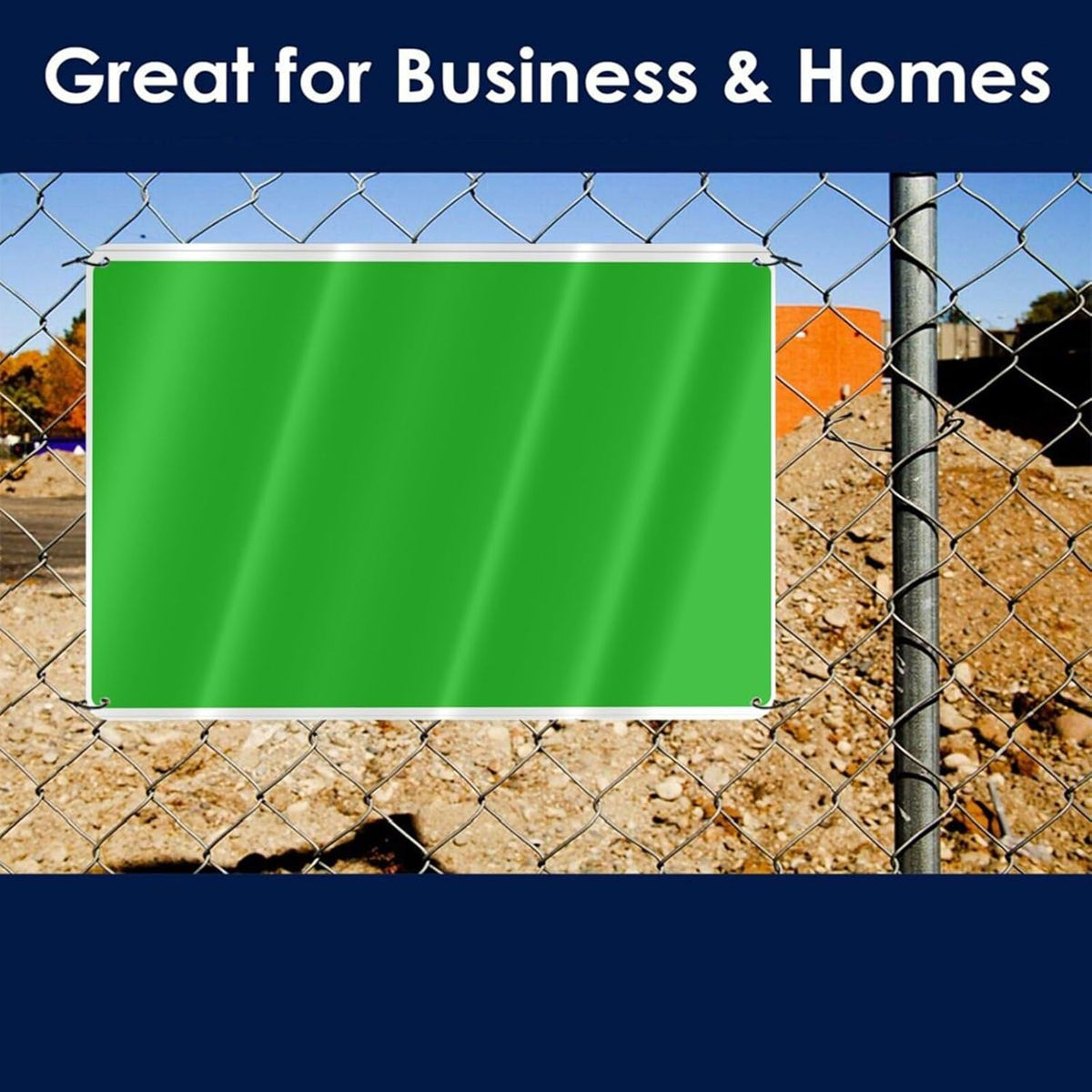 Personalized Aluminum Weatherproof Metal Signs - Multiple Sizes, Custom Text & Picture, Hazard