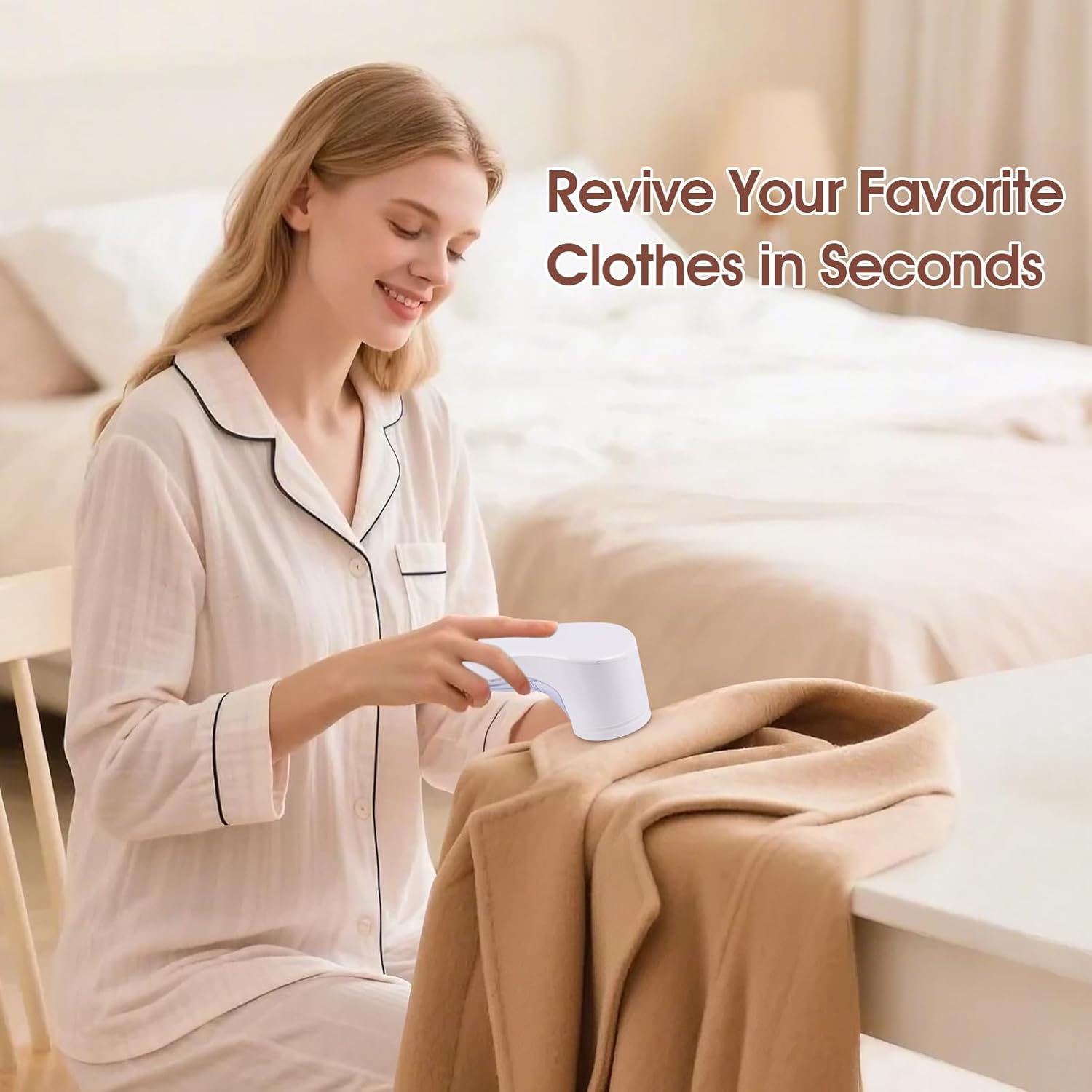 Electric Fabric Shaver, Lint Remover for Clothes, Rechargeable Sweater Shaver to Remove Fuzz and