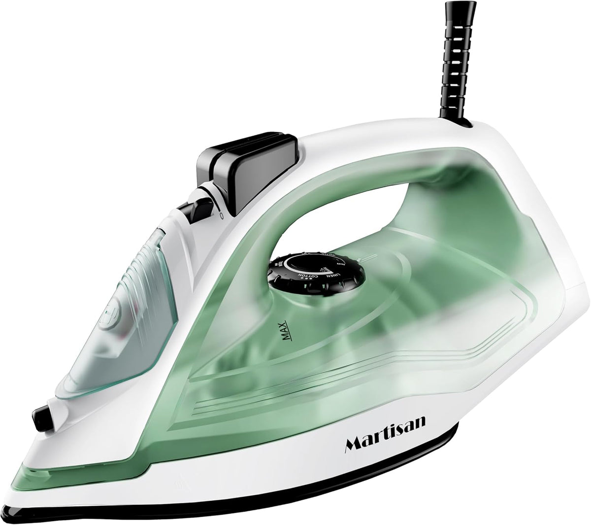 Martisan 2000W Powerful Steamer, Steam Iron for Clothes, Non-stick Soleplate, 4-in-1 Iron, Anti