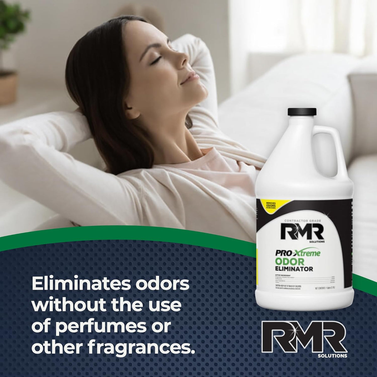 RMR PRO-Xtreme Odor Eliminator, Commercial-Strength Formula, Naturally Destroys Odors, Organic
