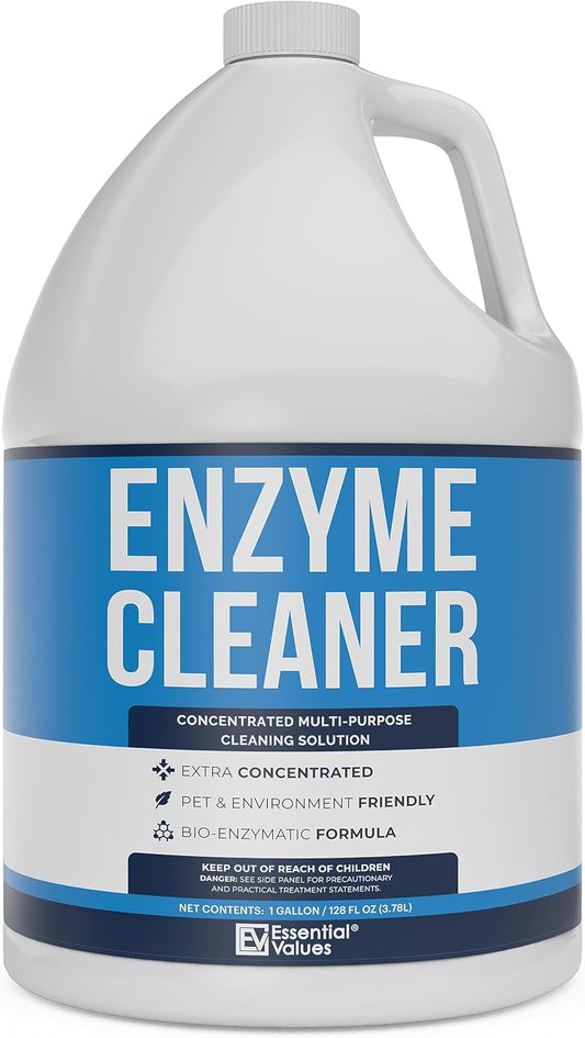 Enzyme Cleaner (1 Gallon / 128 Fl OZ), Drain Cleaner, Made in USA – Multi-Purpose Solution- Stop