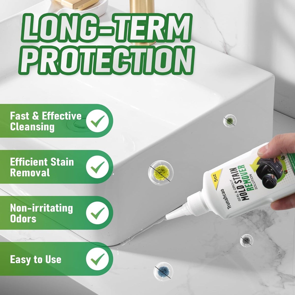 Stain Remover Gel Cleaner, Home Stain Remover Cleaner for Front Loader Washing Machine Black Stain