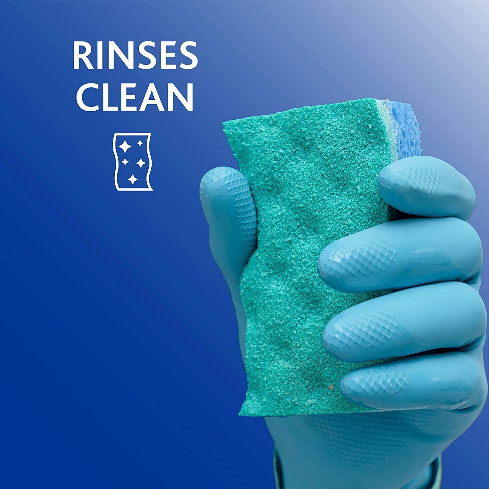 O-Cedar Scrunge Multi-Use Scrub Sponge (Pack of 6) | Non-Scratch, Odor-Resistant, All-Purpose