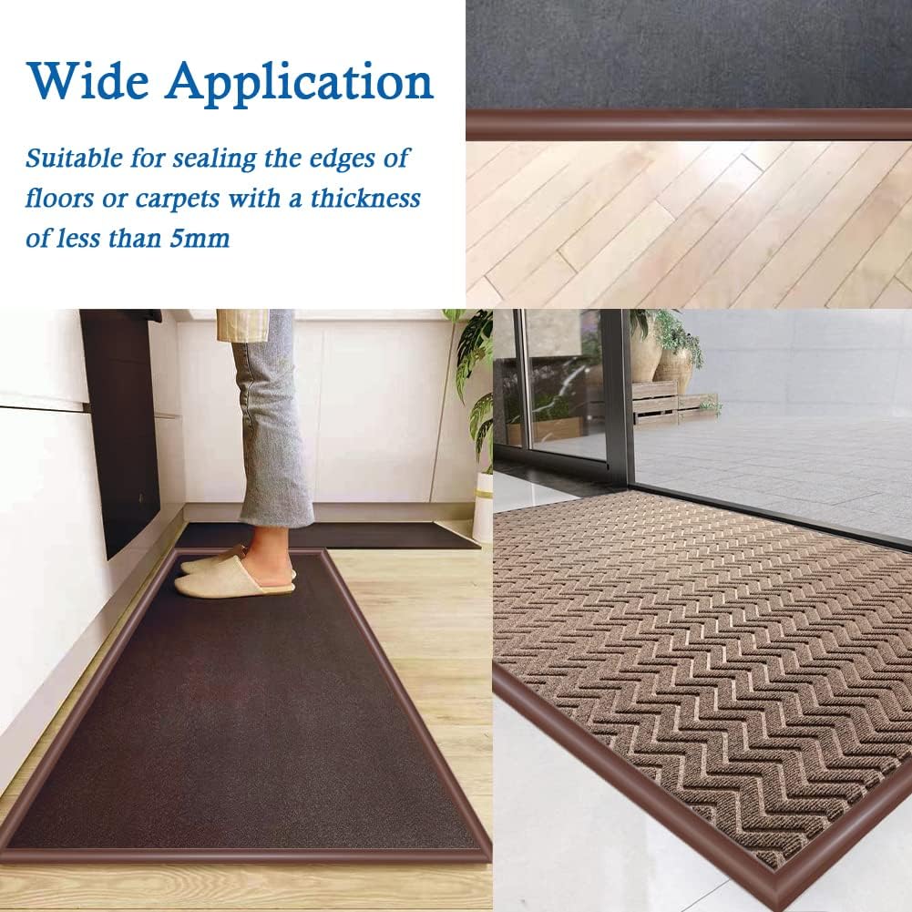 Floor Transition Strip Self Adhesive Carpet & Flooring Transitions Edging Trim Strip PVC Threshold