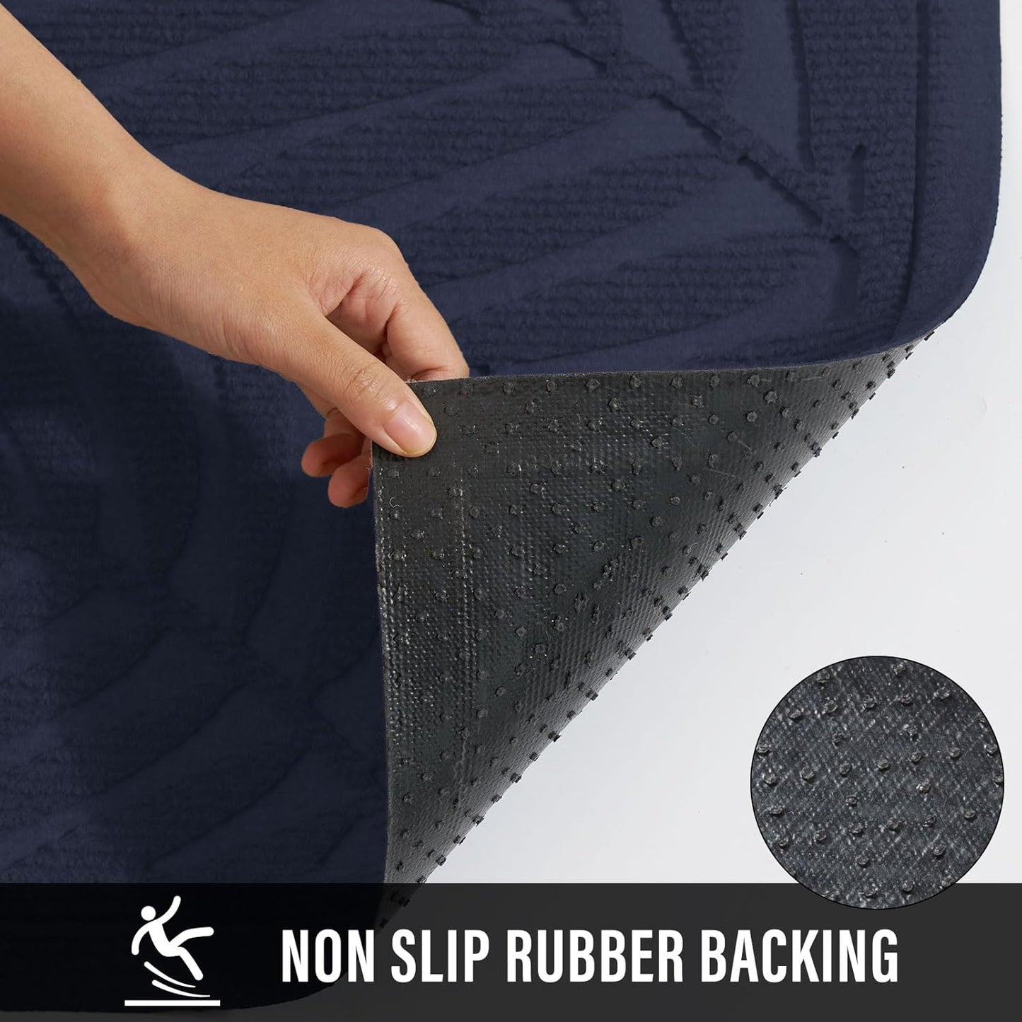 Front Door Mat, Absorbent Resist Dirt Welcome Door Mat Indoor Outdoor, Waterproof Doormat, Sturdy
