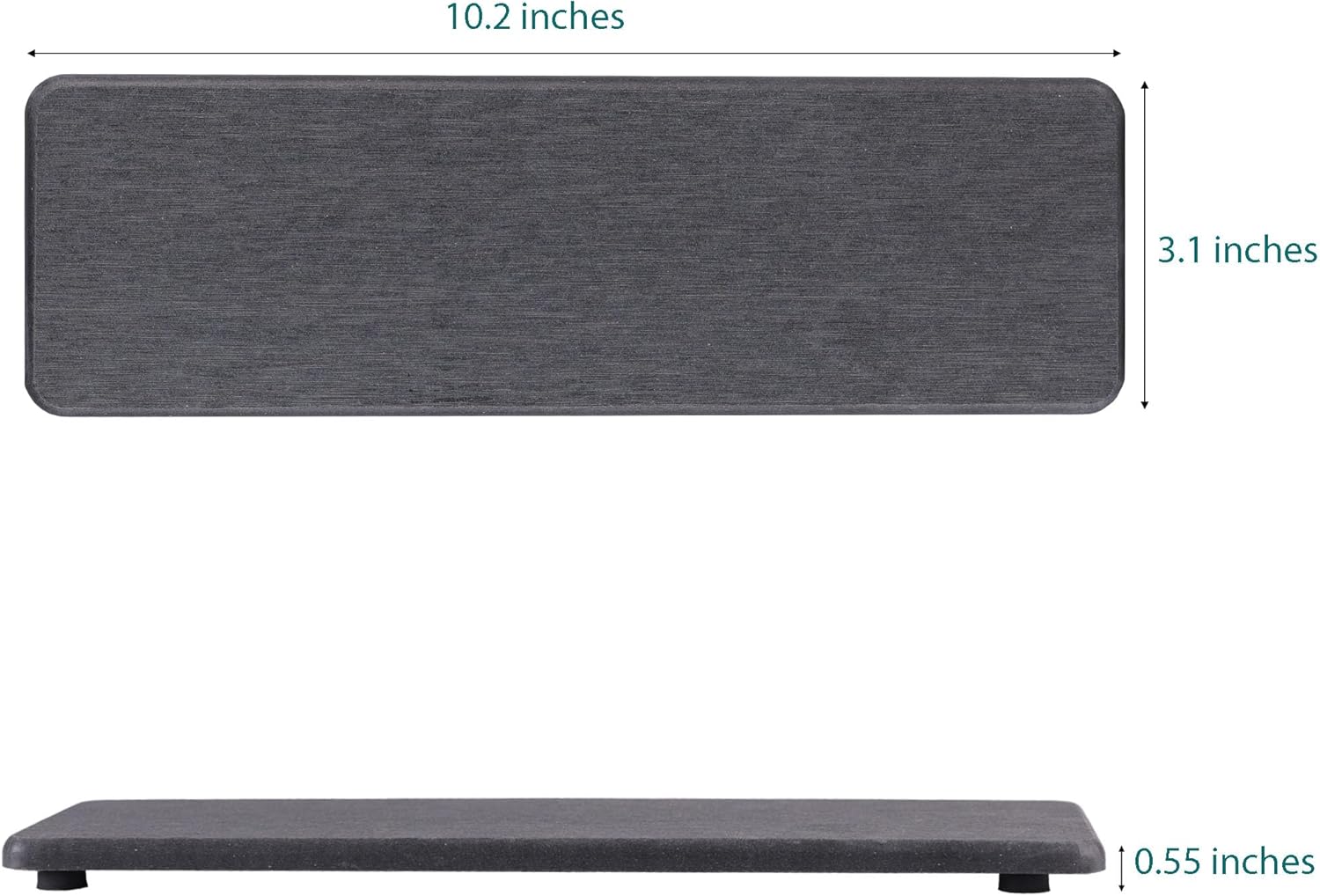 2 Pcs Water Absorbing Stone Trays, Kitchen/Bathroom Sink Soap Dish, Diatomite Tray Used for Hand