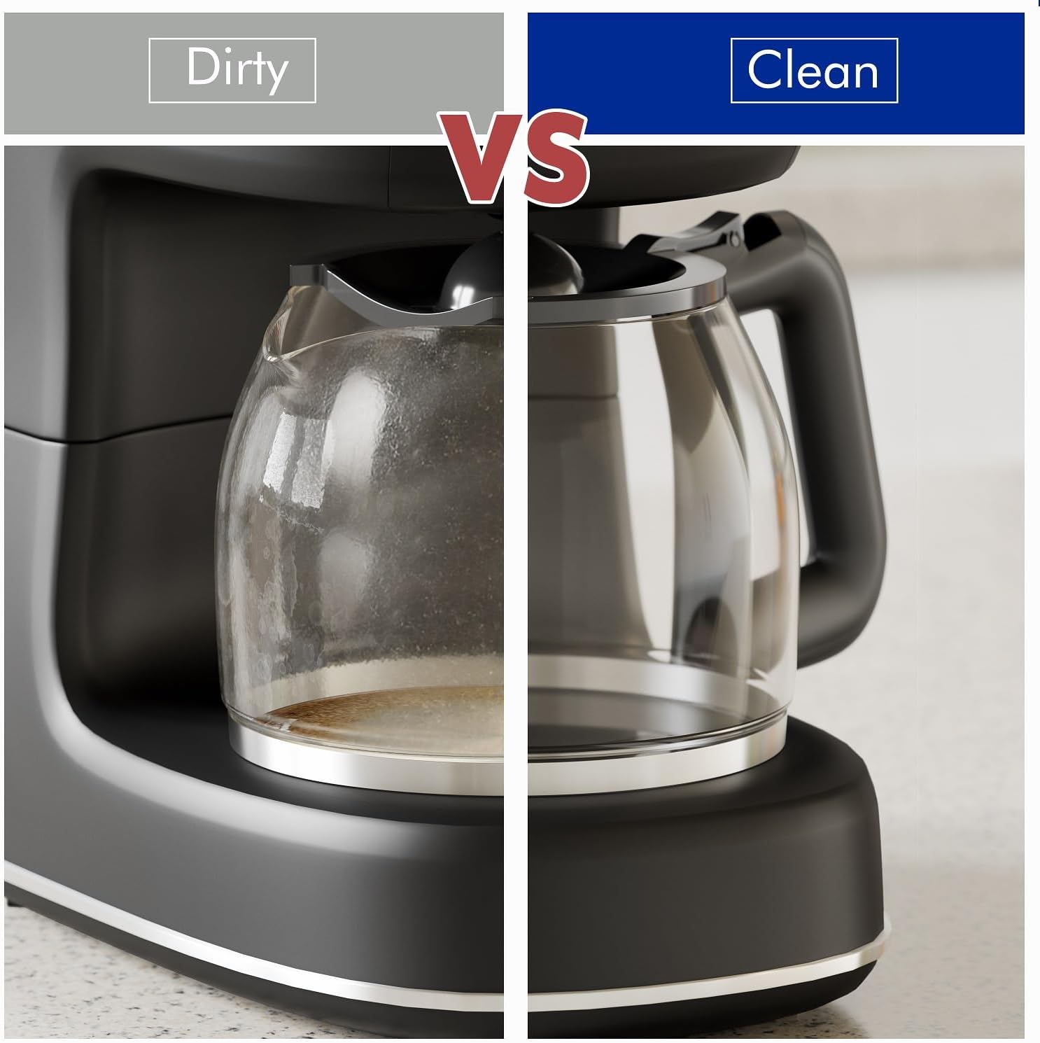 Coffee Machine Cleaner Descaler Tablets - 1 Years Supply, Fast-Acting Formula Compatible With