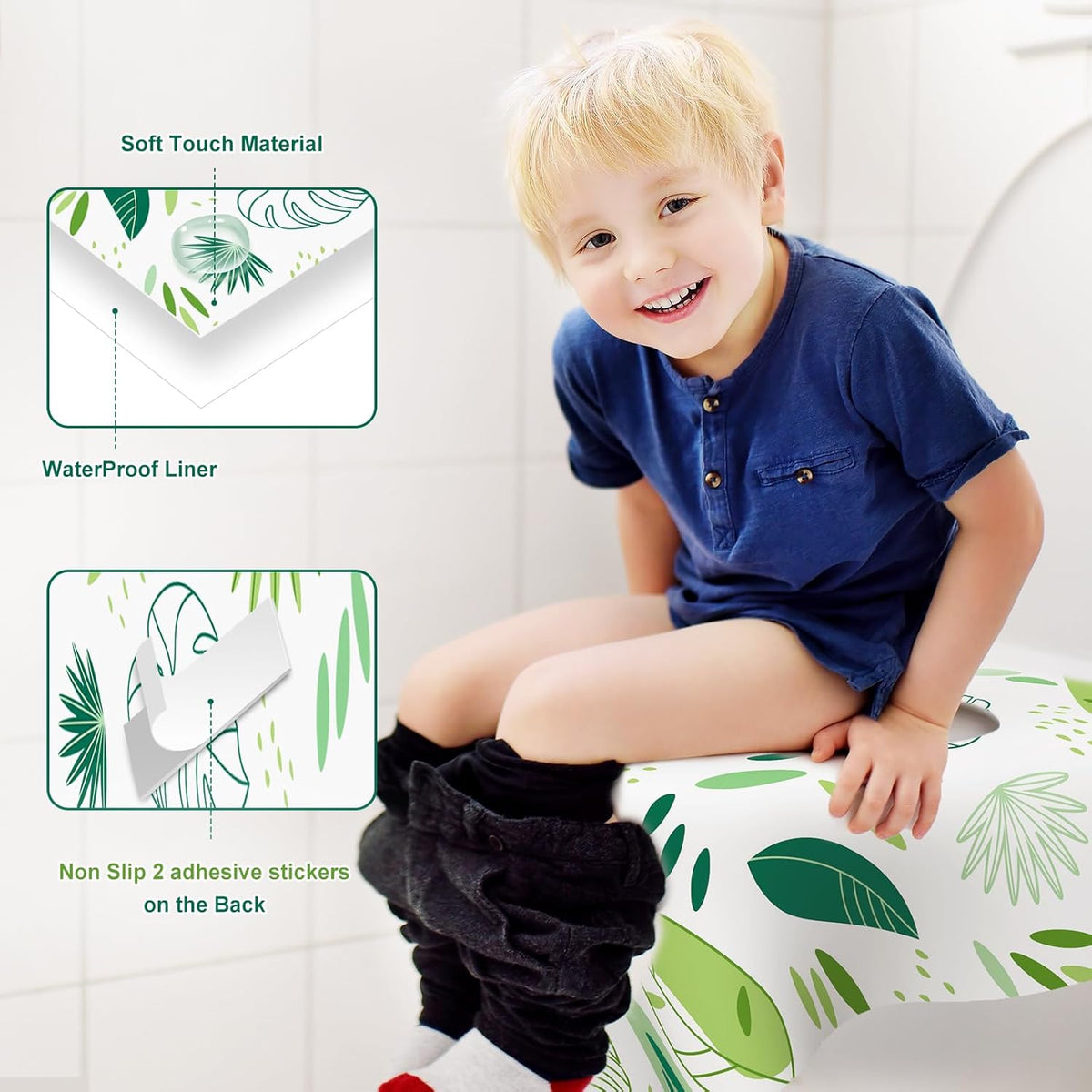 30 Pack Toilet Seat Covers Disposable, Kids, and Adults, Individually Wrapped for Travel, Large