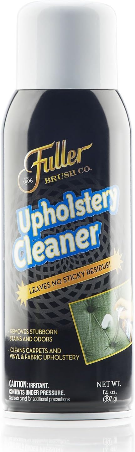 Fuller Brush Upholstery Cleaner - Multi Surface Solution - Rich Foaming Formula Penetrates and