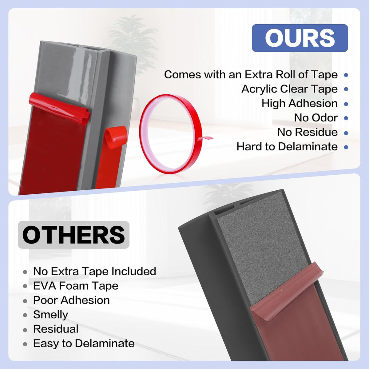 Floor Transition Strip Vinyl Door Threshold Ramp Self Adhesive Carpet Edging Strip Doorway Edge
