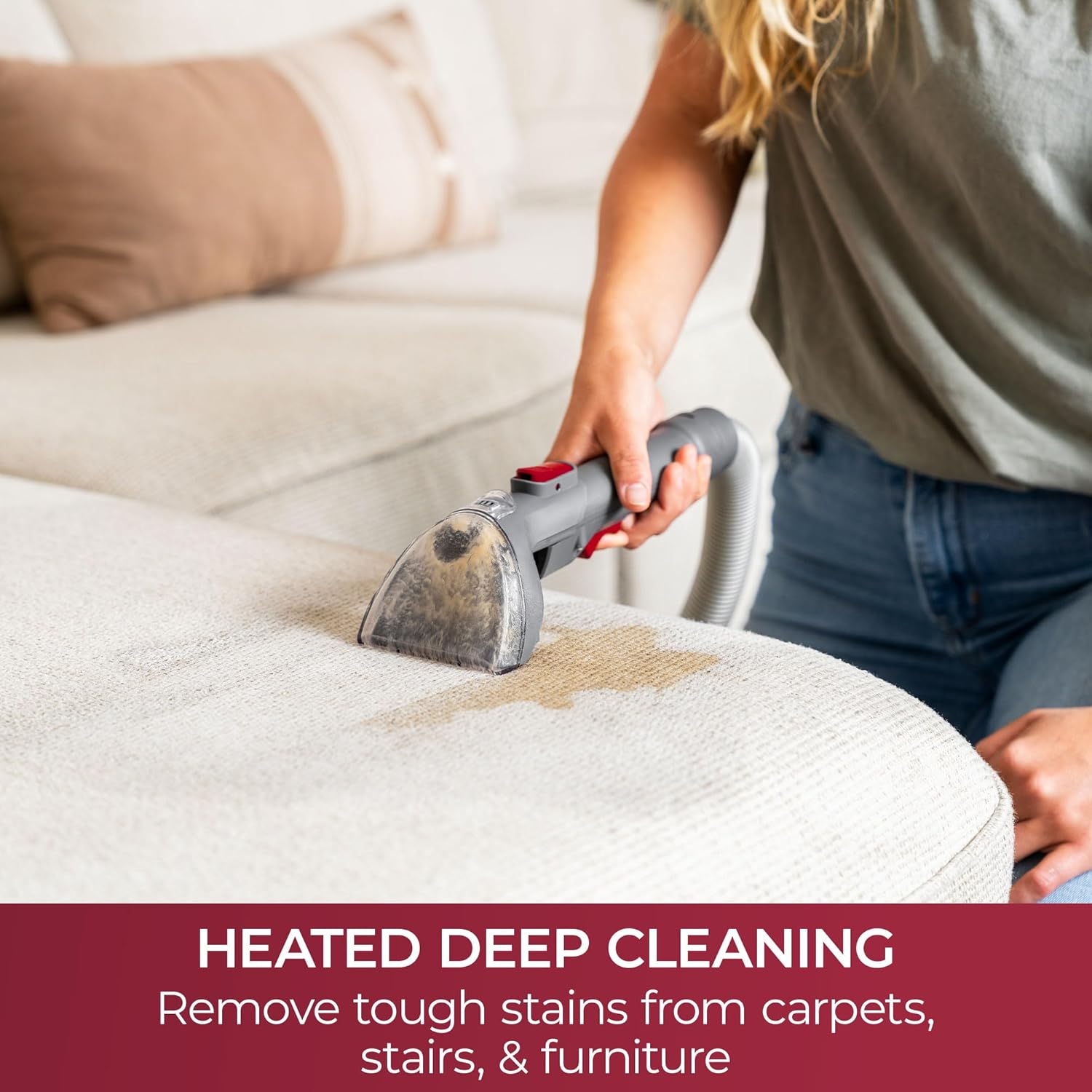 Kenmore KW1050 SpotLite™ Go Portable Heated Carpet & Upholstery Spot Cleaner, 16Kpa Power Suction