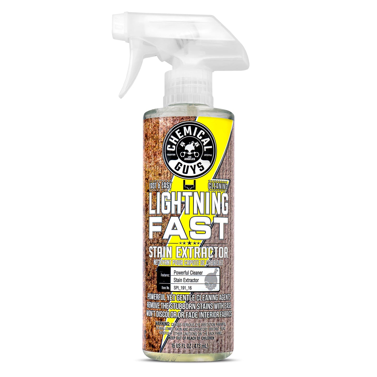Chemical Guys, Lightning Fast Carpet & Upholstery Stain Extractor, 16 oz