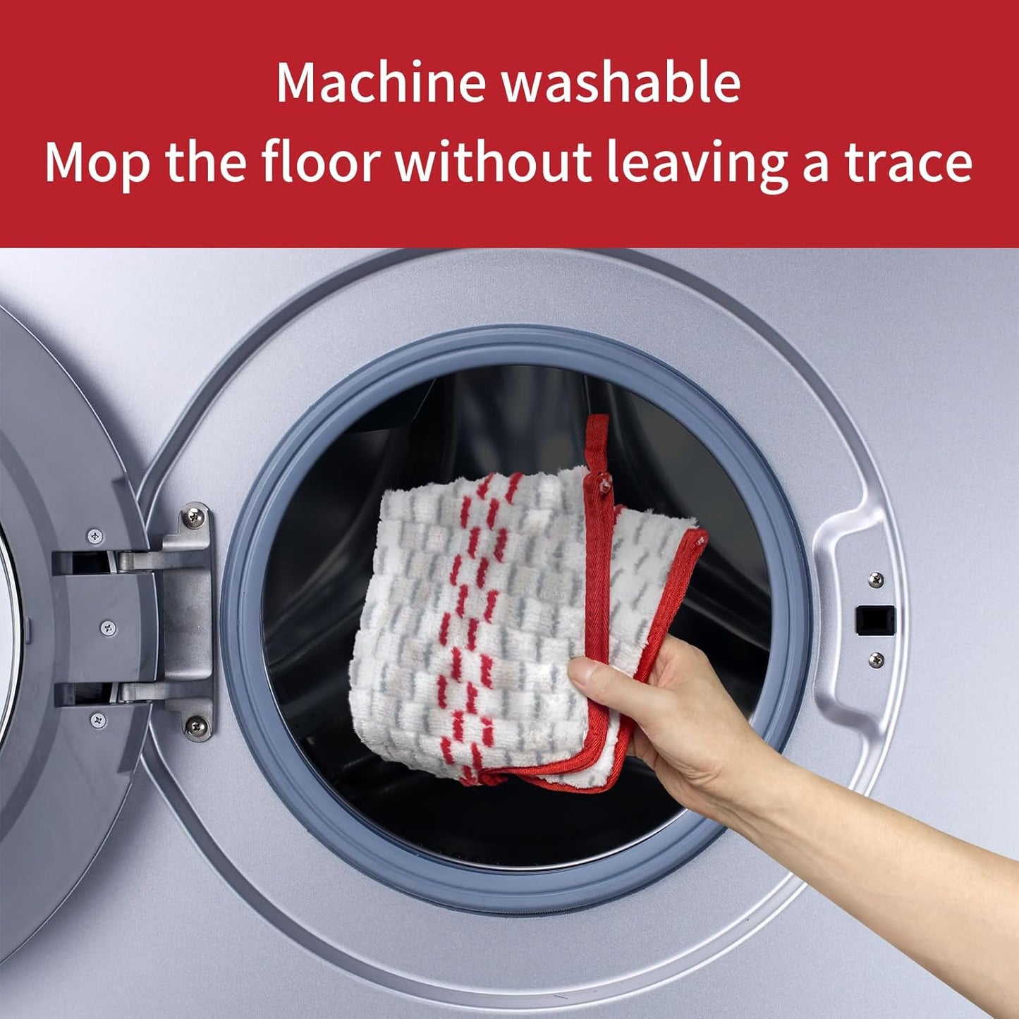5 Pack Microfiber Mop Refills - Spray Mop & Flat Mop Replacement Pads | Mop Heads Replacements