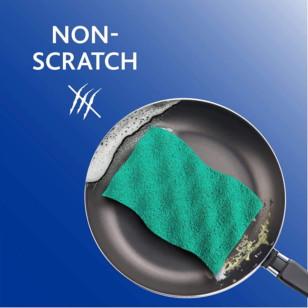 O-Cedar Scrunge Multi-Use Scrub Sponge (Pack of 6) | Non-Scratch, Odor-Resistant, All-Purpose