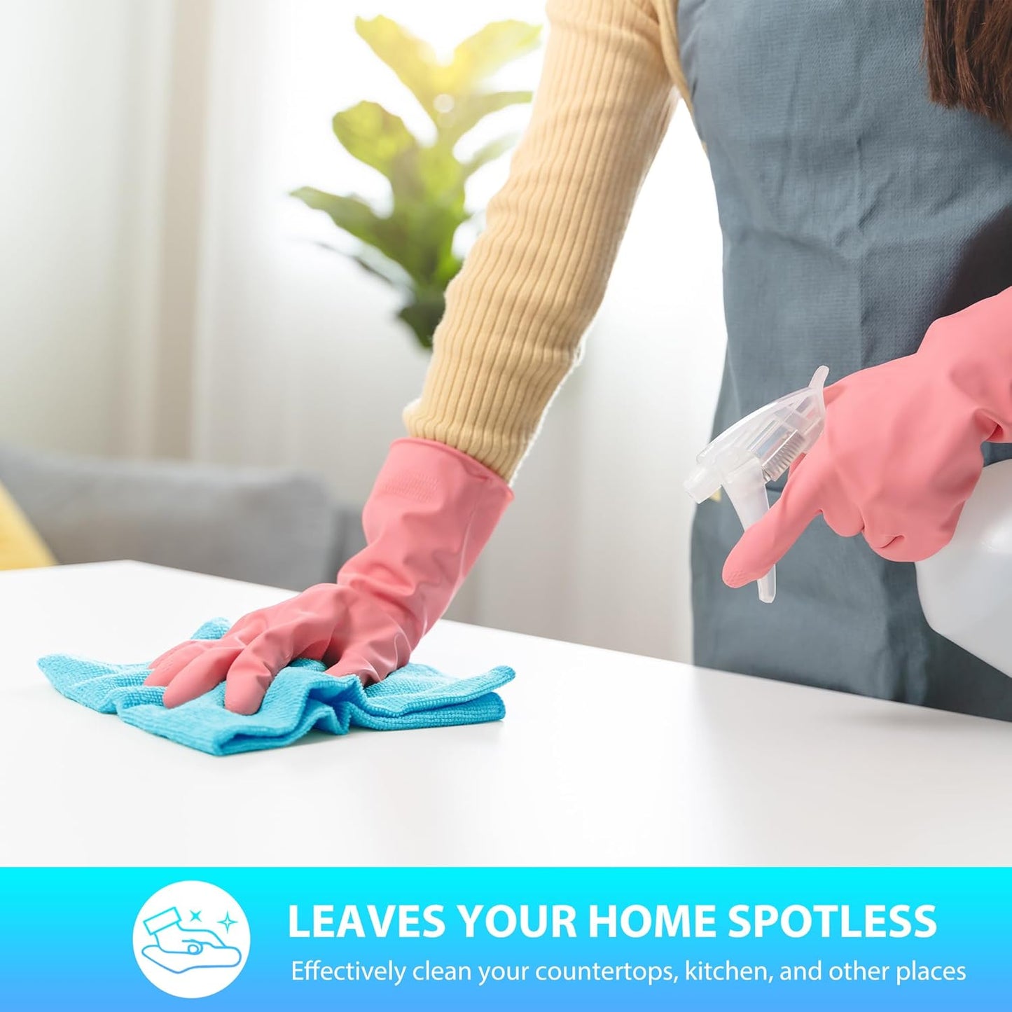 15pcs Microfiber Cleaning Cloth Lint Free, Absorbent, Streak Free, Non-Abrasive, Reusable and