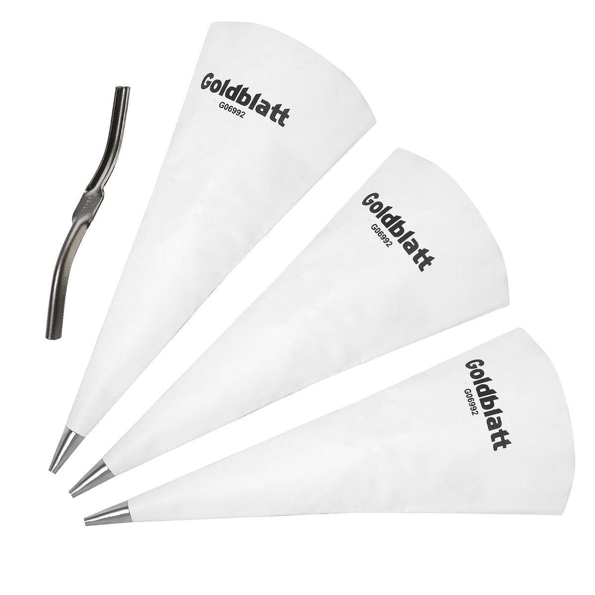 Goldblatt 4 Pieces Tile Grout Masonry Mortar Bag Set, Includes 3 Pieces Tear Puncture Resistant