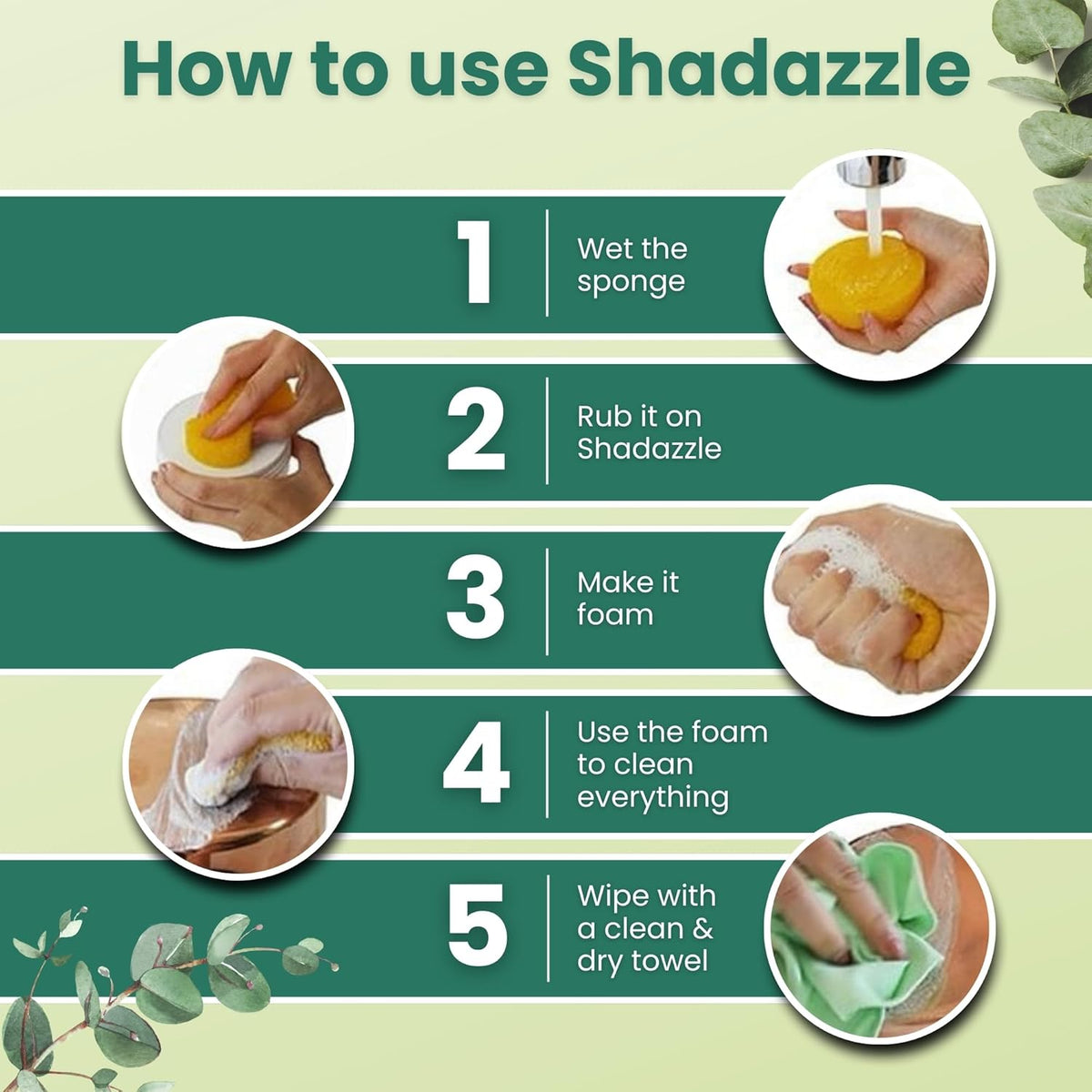 Shadazzle Natural All Purpose Cleaner and Polish – Eco friendly Multi-purpose Cleaning Product (1
