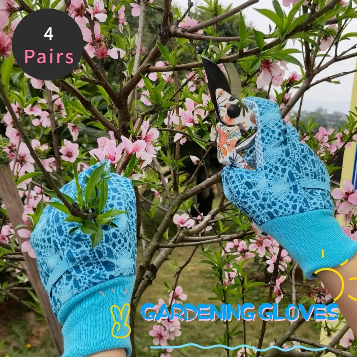 Thorn Proof&Puncture Resistant Gardening Gloves with Grip,Garden Gloves for Women, Leather Work