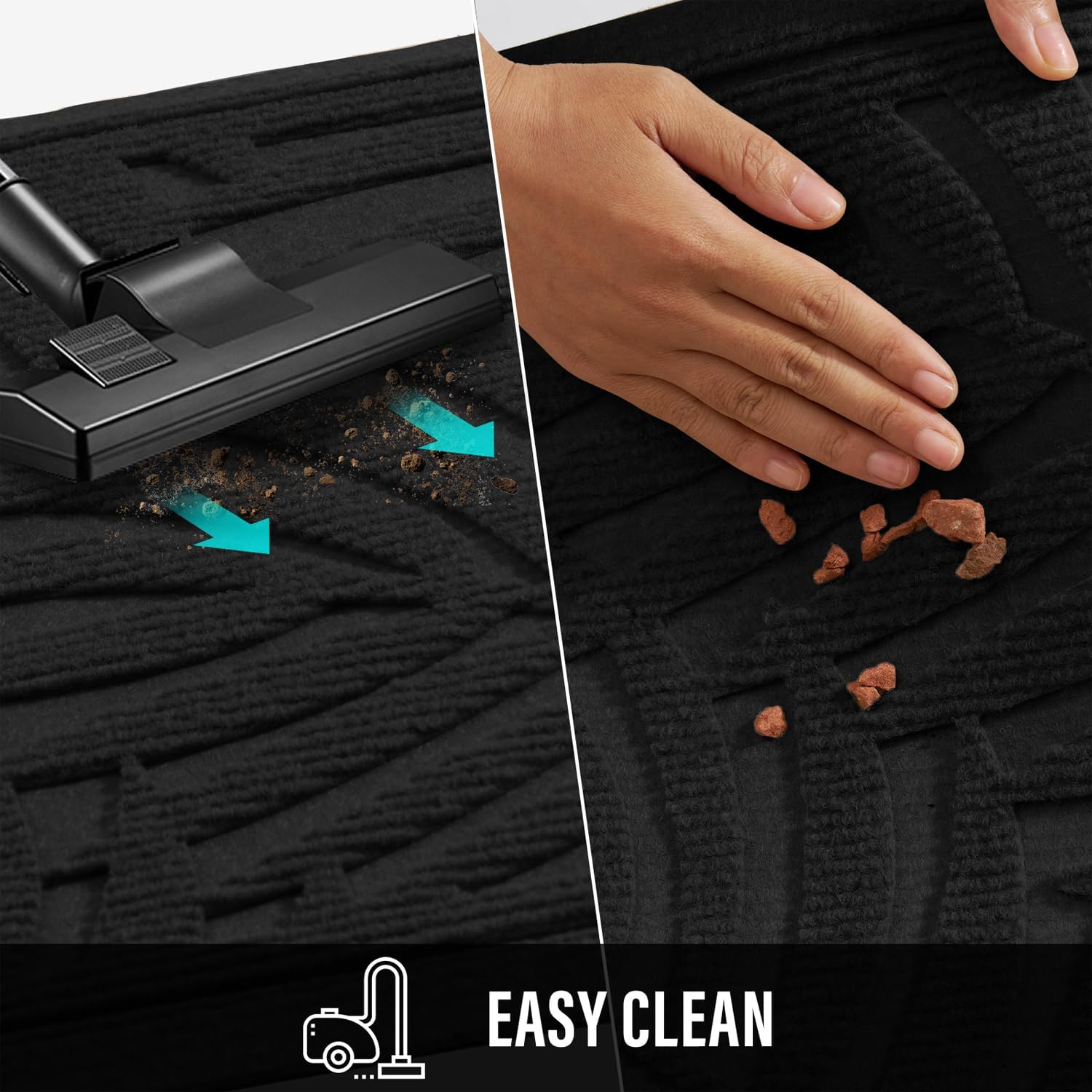 Front Door Mat, Absorbent Resist Dirt Welcome Door Mat Indoor Outdoor, Waterproof Doormat, Sturdy