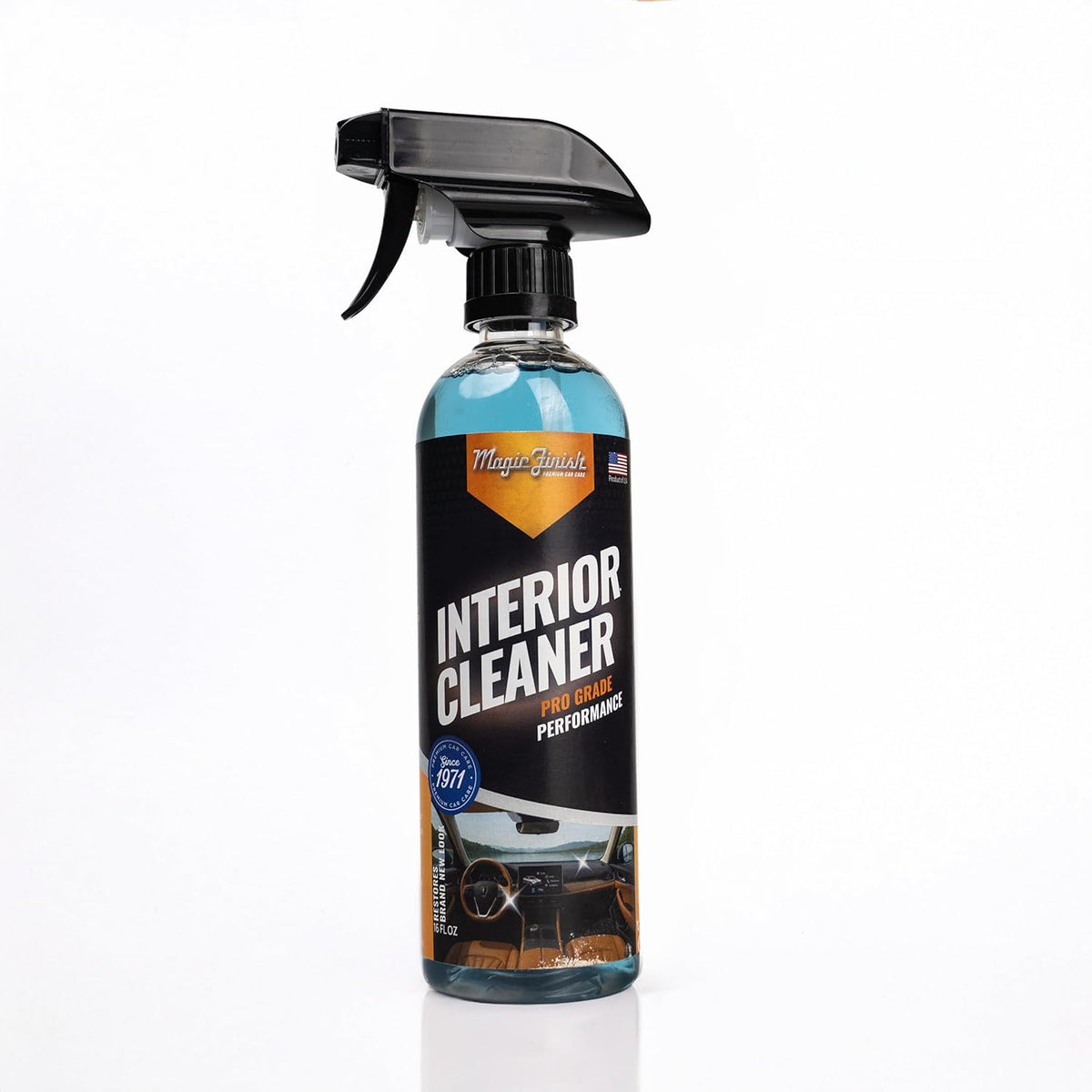 Magic Finish Interior Cleaning Spray (16 fl oz) – All-in-One Car Cleaner Spray for Seats