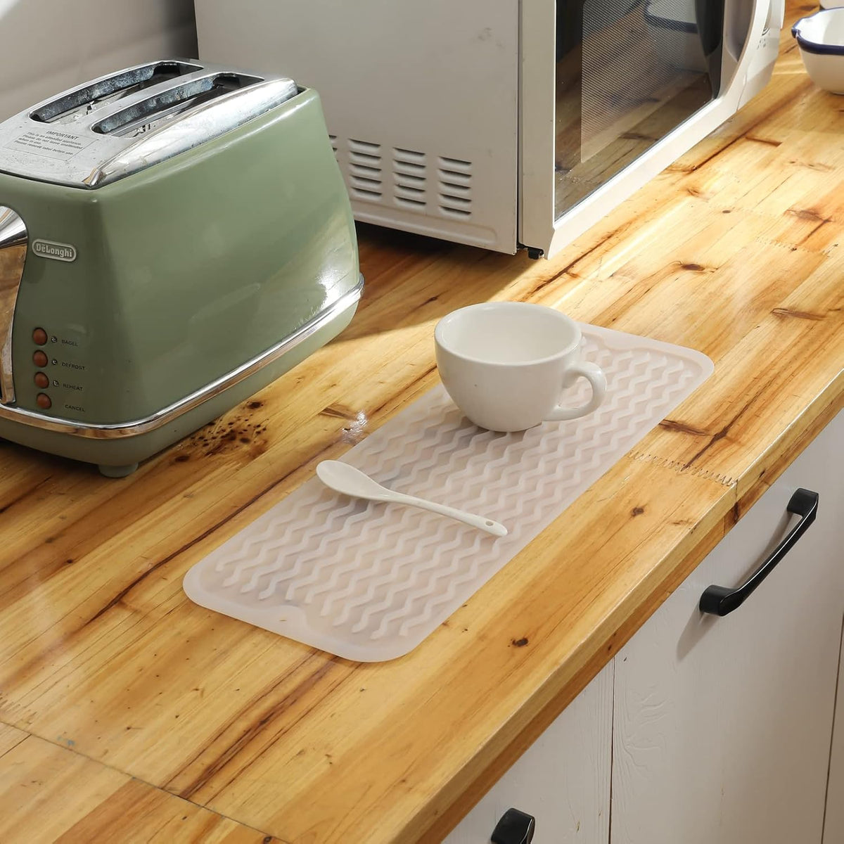 Silicone Dish Drying Mat for Multiple Usage,Easy clean,Eco-friendly,Heat-resistant Silicone Mat for
