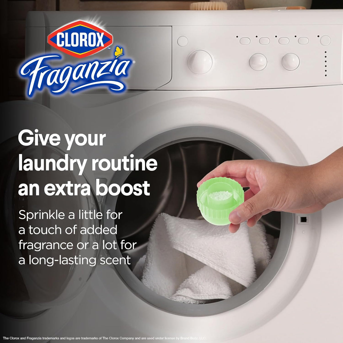 Clorox Fraganzia Laundry Scent Booster Crystals in Cedarwood & Sage Scent - Scented In-Wash