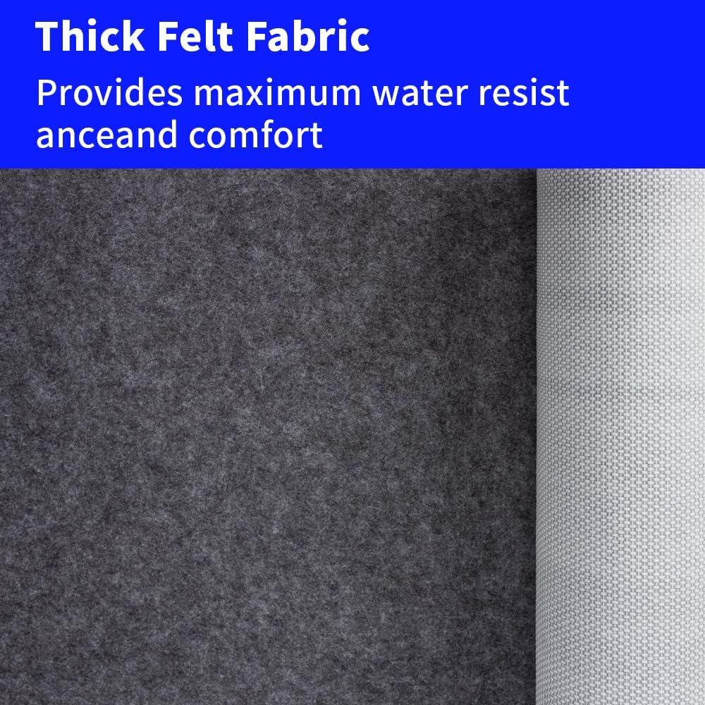 100% Waterproof Non-Slip Rug Pad 9x12 for Large Area Rugs Durable Felt Floor Protection pad for All