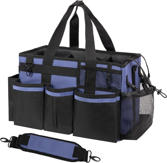Wearable Cleaning Caddy, Cleaning Caddy Supplies Organizer with Handle & Shoulder Straps for