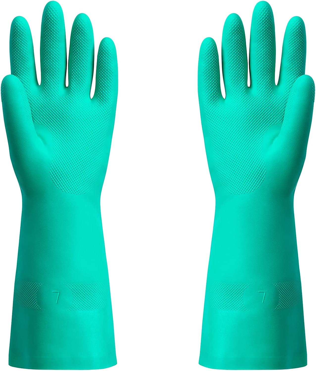 ThxToms Chemical Resistant Nitrile Gloves, Resist Household Acid, Alkali, Solvent and Oil, Latex