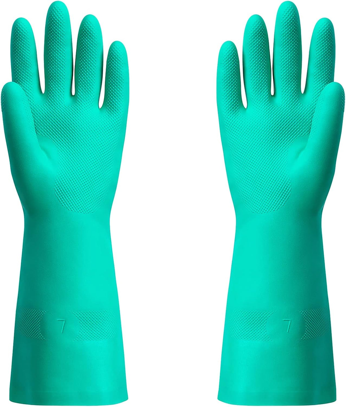 ThxToms Chemical Resistant Nitrile Gloves, Resist Household Acid, Alkali, Solvent and Oil, Latex