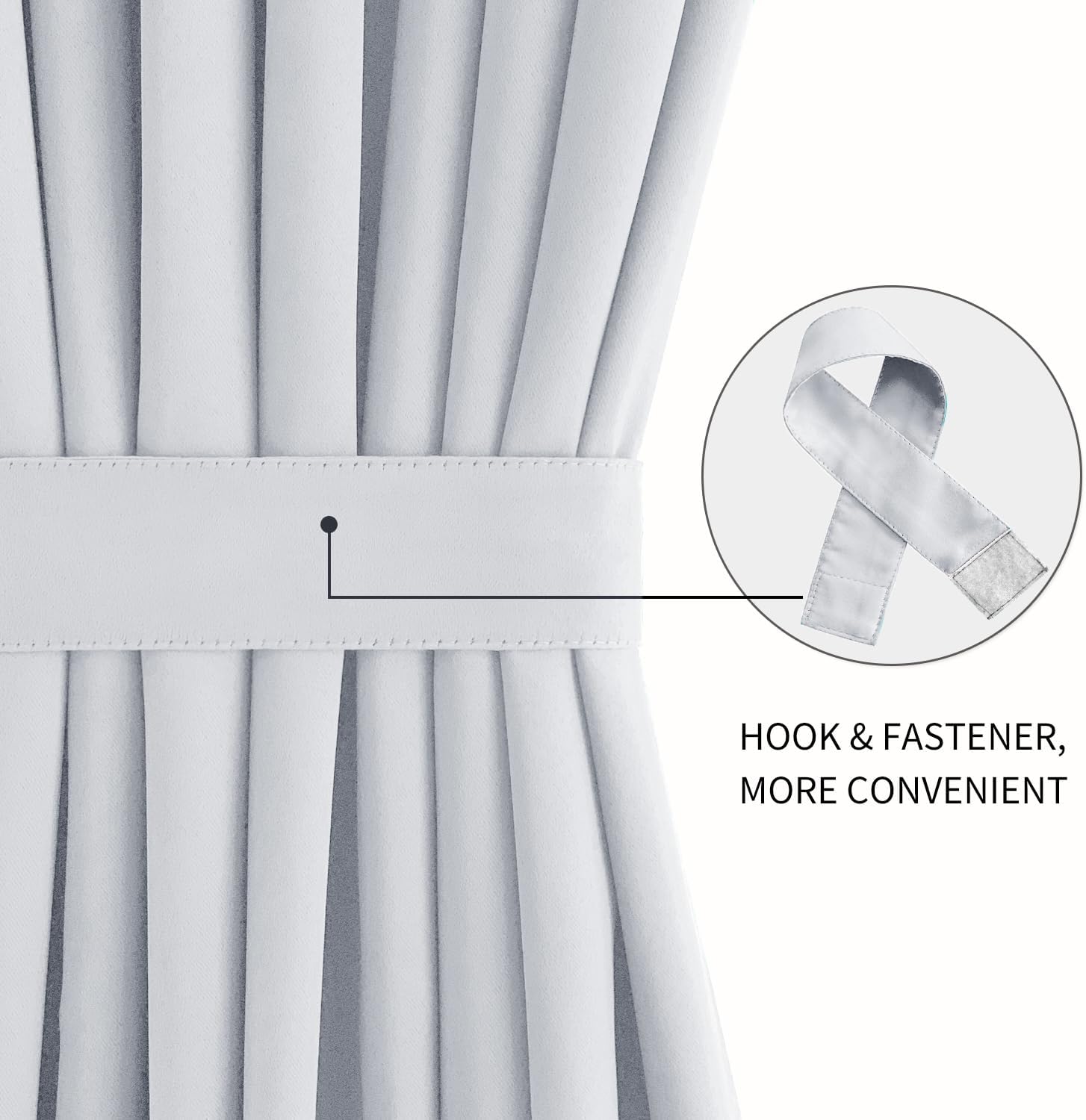 DWCN French Door Curtains – Rod Pocket Thermal Curtain for Doors with Glass Window, Kitchen and