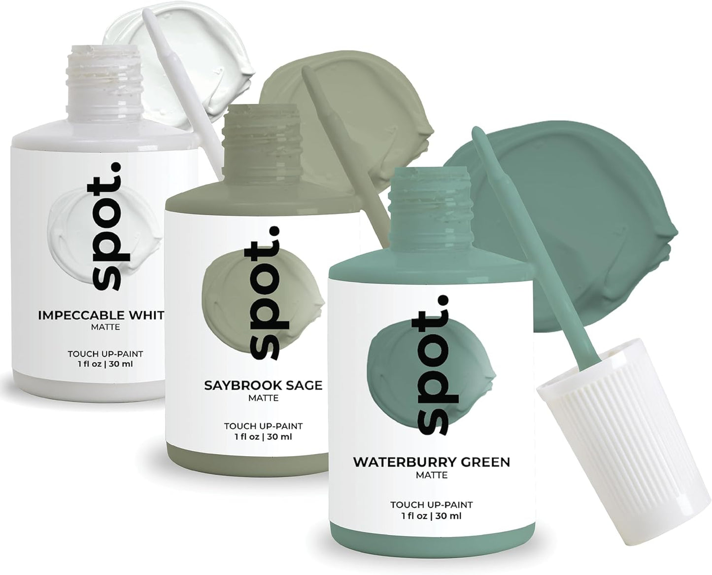 spot. Touch-Up Paint | Matte Finish for Cabinets, Walls, Doors & Furniture | Multi-Tone Green