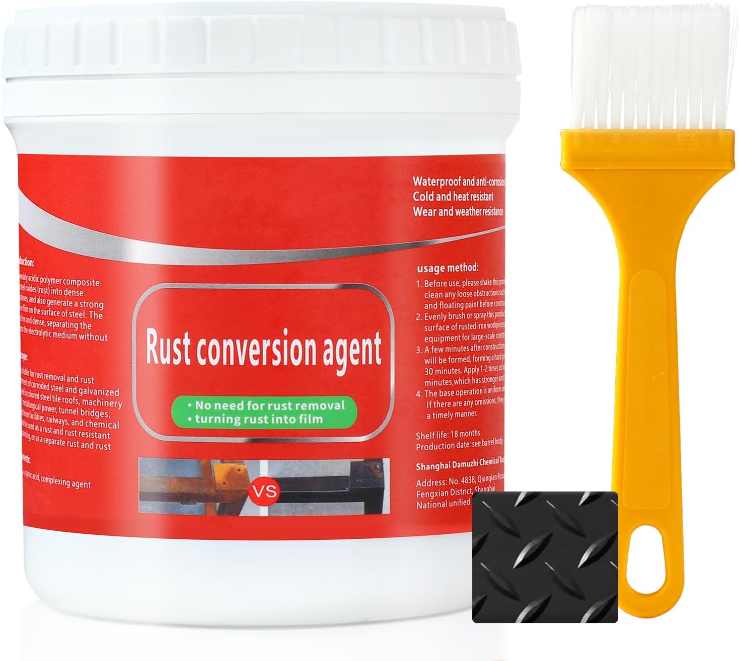 Rust Renovator,Rust Remover for Metal,Rust Converter for Metal,Water-Based Rust Remover for Metal