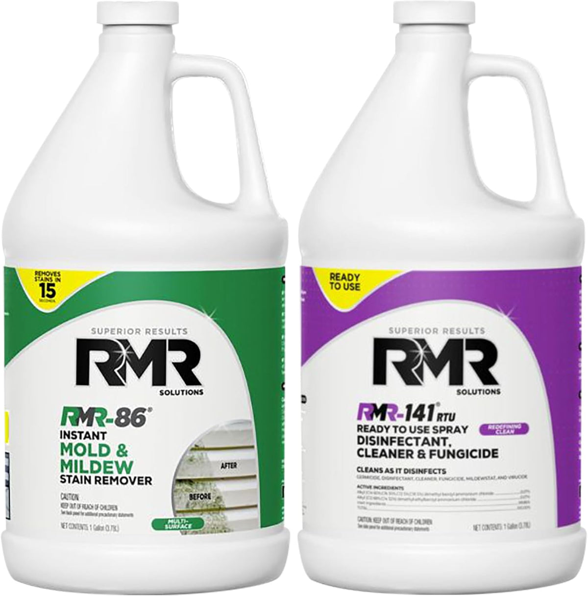 RMR Brands DIY Mold Remover Bundle - Complete Mold Killer & Stain Remover Bundle - Mold and Mildew