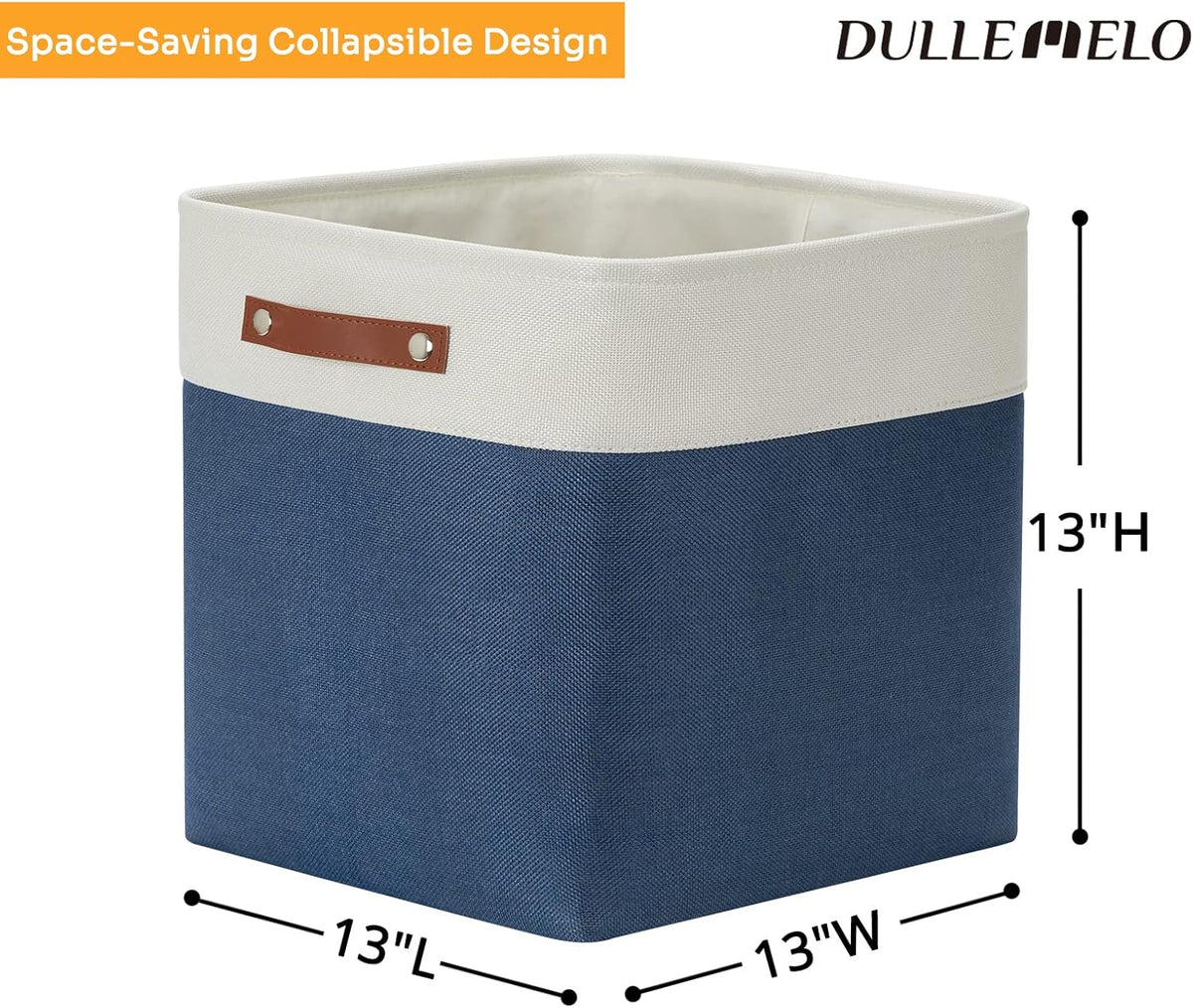 DULLEMELO Storage Baskets for Shelves Closet Storage,Large Home Organization Bins for Gifts