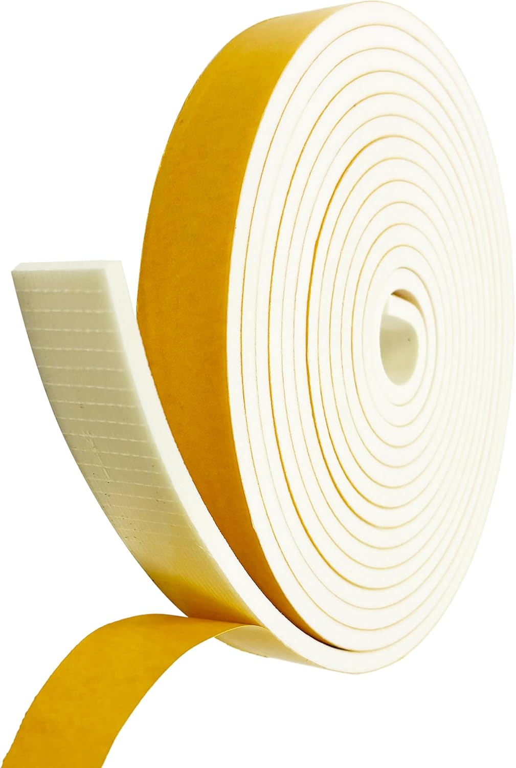 Weather Stripping Foam Tape, 17 Ft Door Seal Strip, EVA Material, High Density 1/4" Thick, No