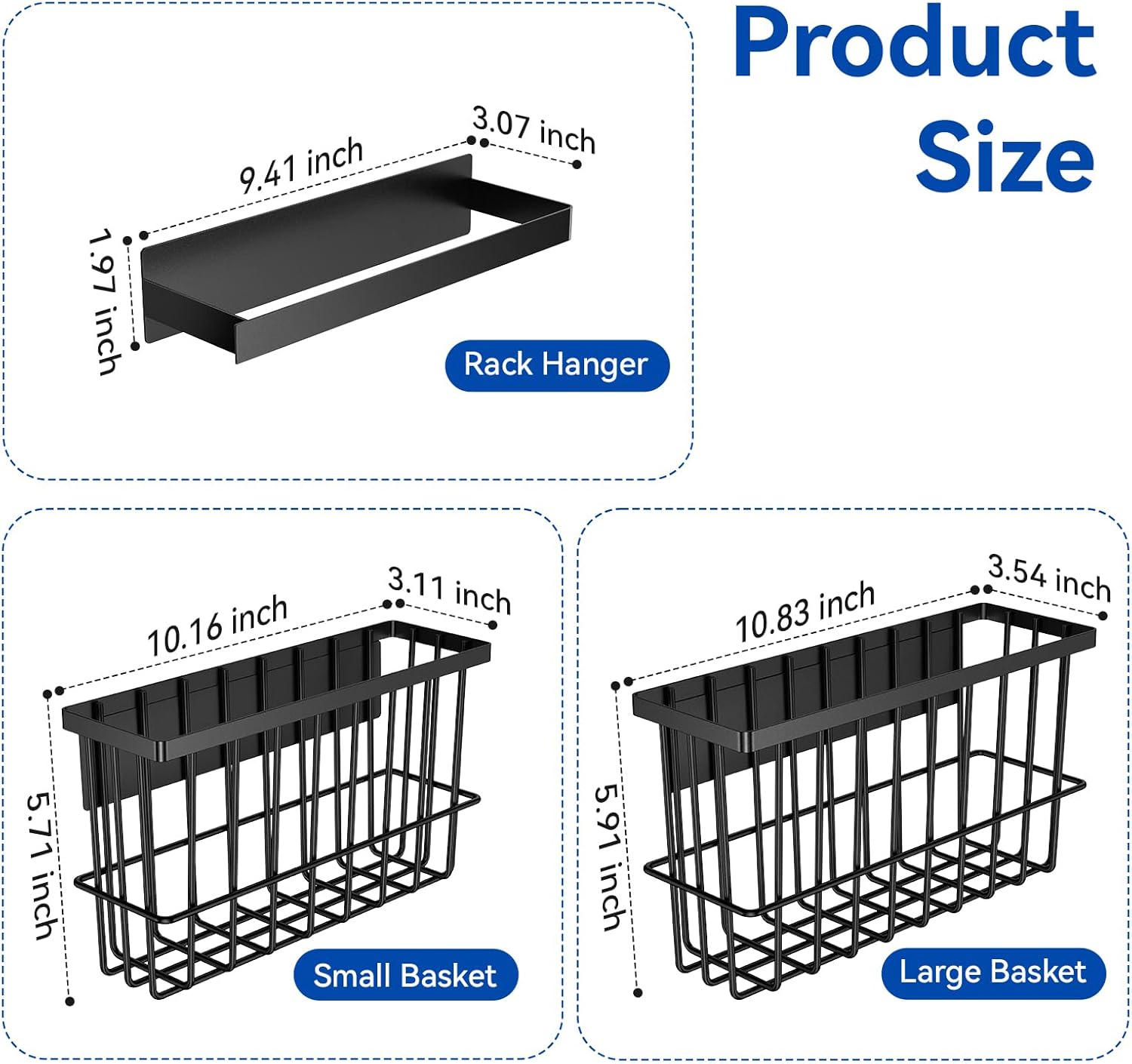 Magnetic Dryer Ball Holder and Magnetic Hanger Holder for Laundry Room Organization and Storage