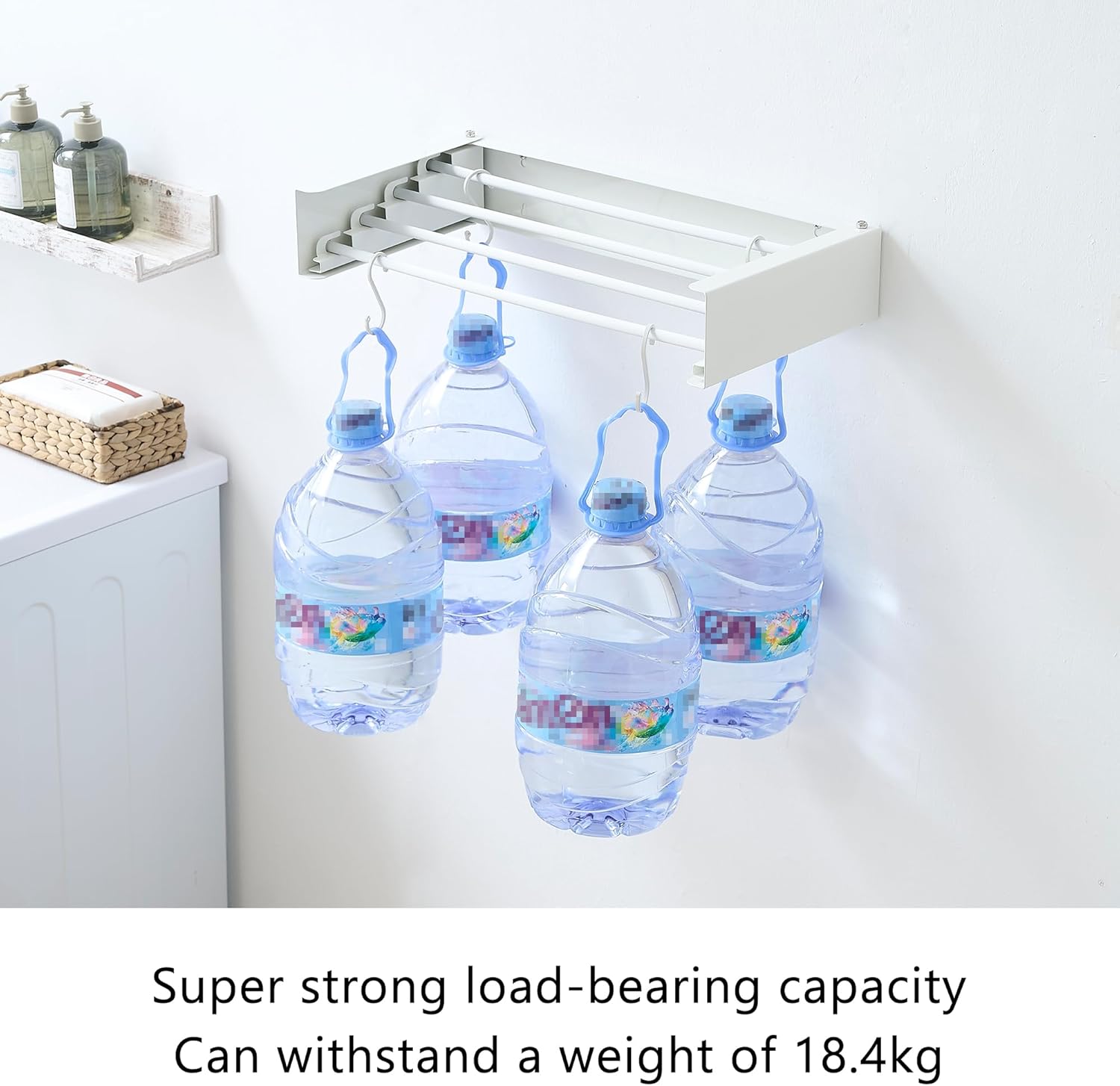 Clothes Drying Rack, Laundry Hanger Dryer Rack, Wall Mounted Drying Rack for Laundry, Foldable
