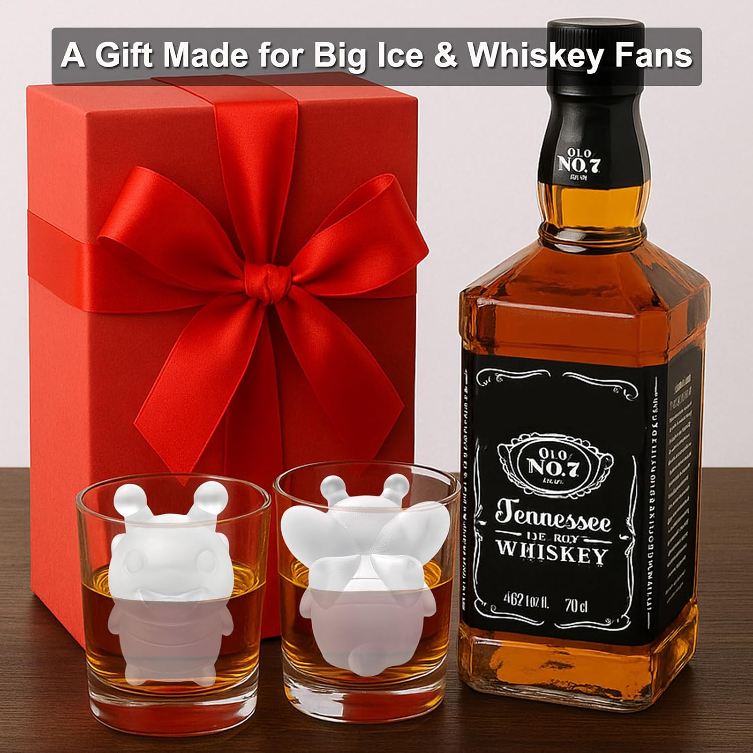3D Bee Ice Cube Silicone Molds Tray for Whiskey, Cocktail, Drink Decor, Bar; Rich Details. Cute