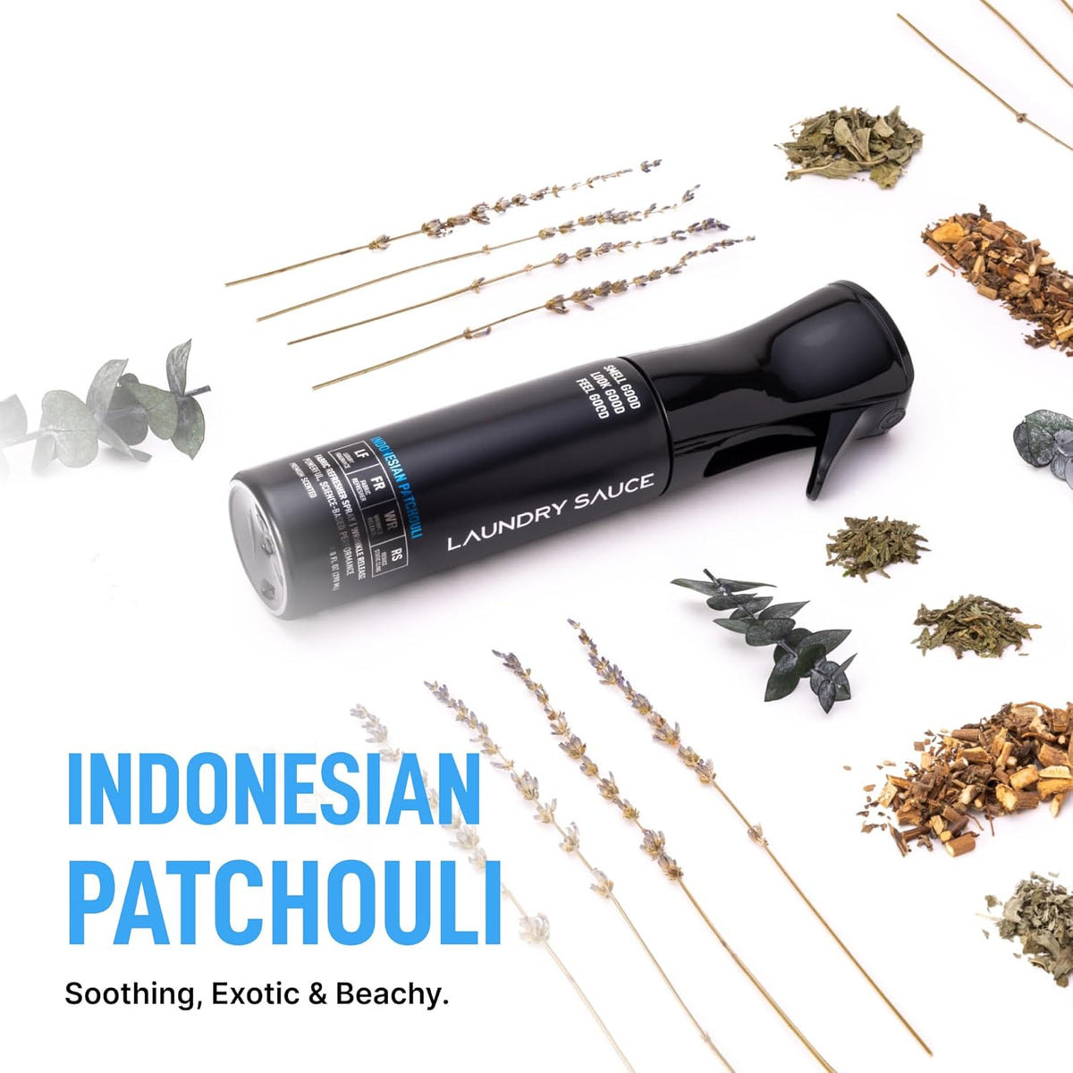 Laundry Sauce Fabric Refresher Spray Indonesian Patchouli, Odor-Fighting Fabric Refresher