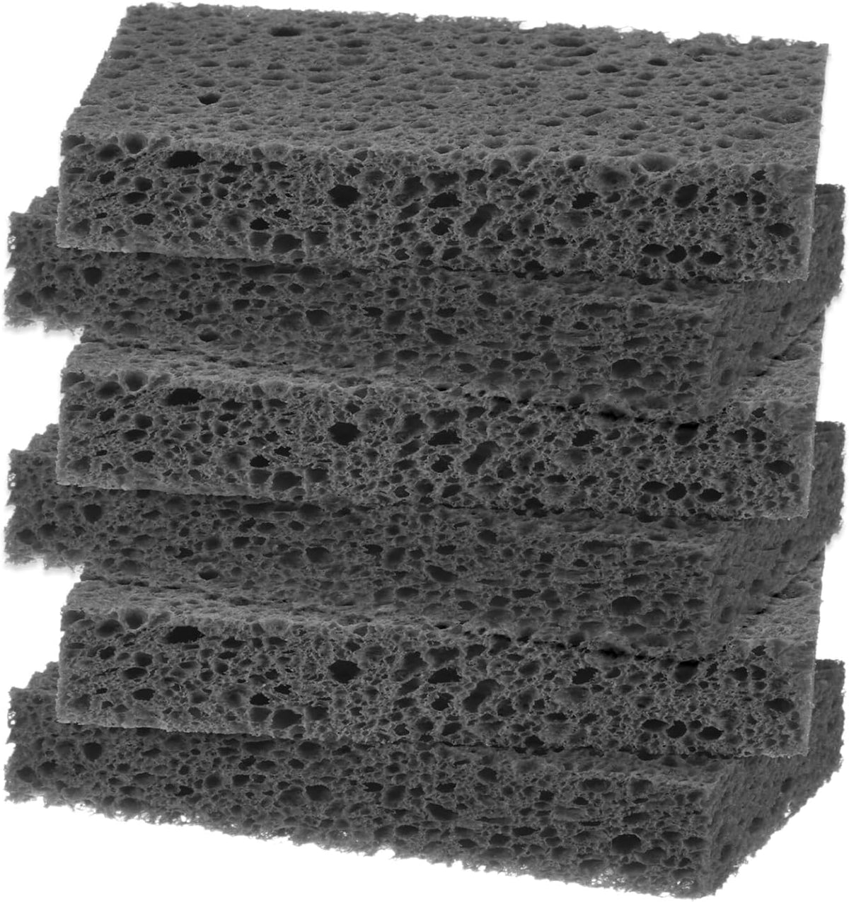 6-Pack Kitchen Sponges, Condense Eco Cellulose Non-Scratch Scrub Heavy Sponge for
