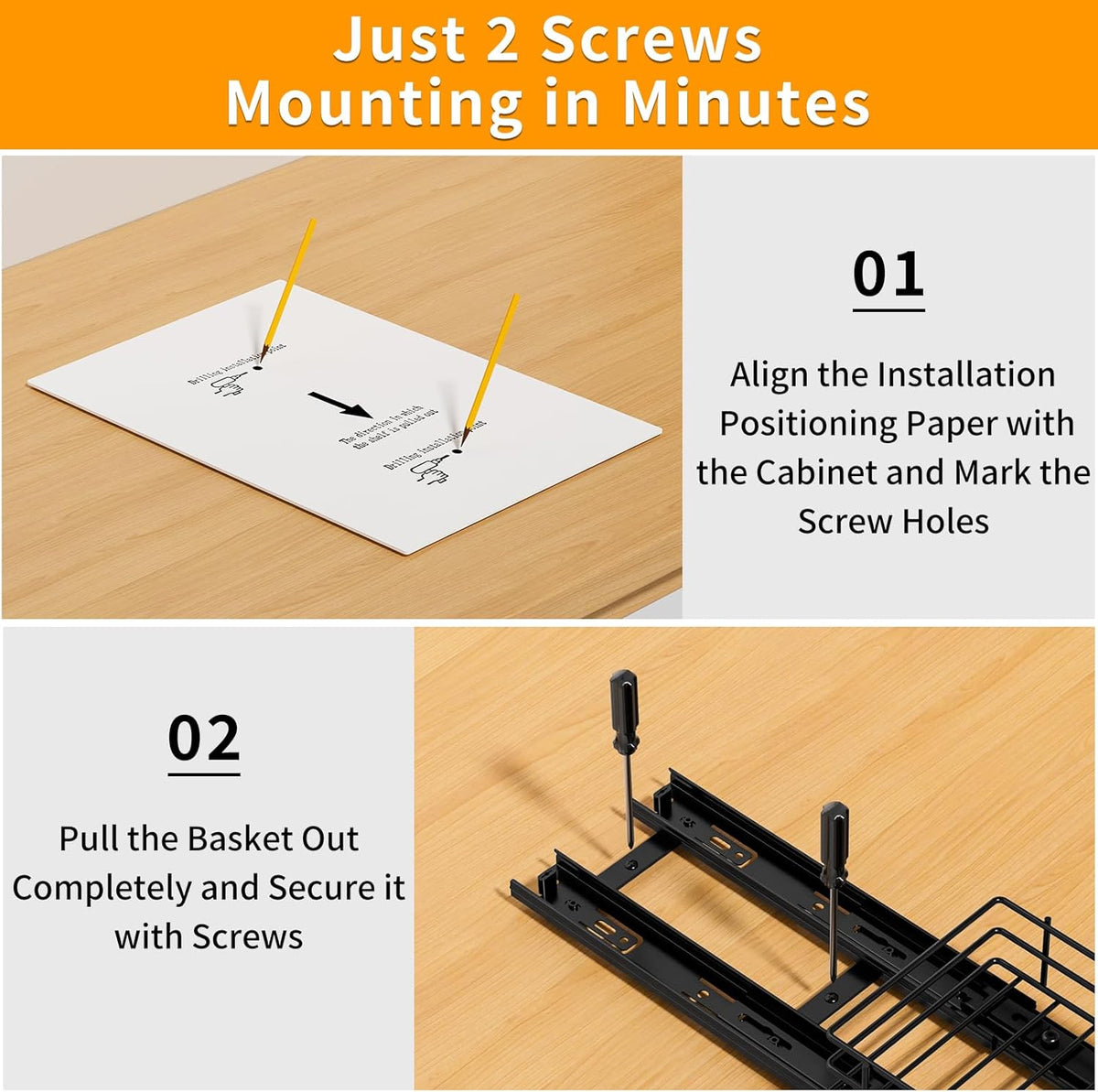 RCHYFEED Pull Out Spice Rack Organizer for Cabinet,Slide out Spice Organizer for Inside