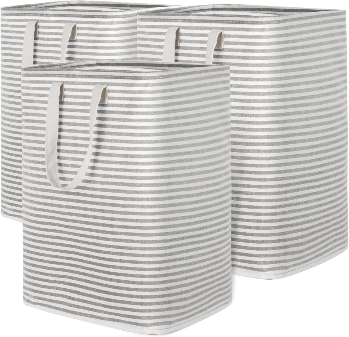 Lifewit 3 Pack Laundry Hamper Large Collapsible Laundry Baskets, Freestanding Waterproof Clothes